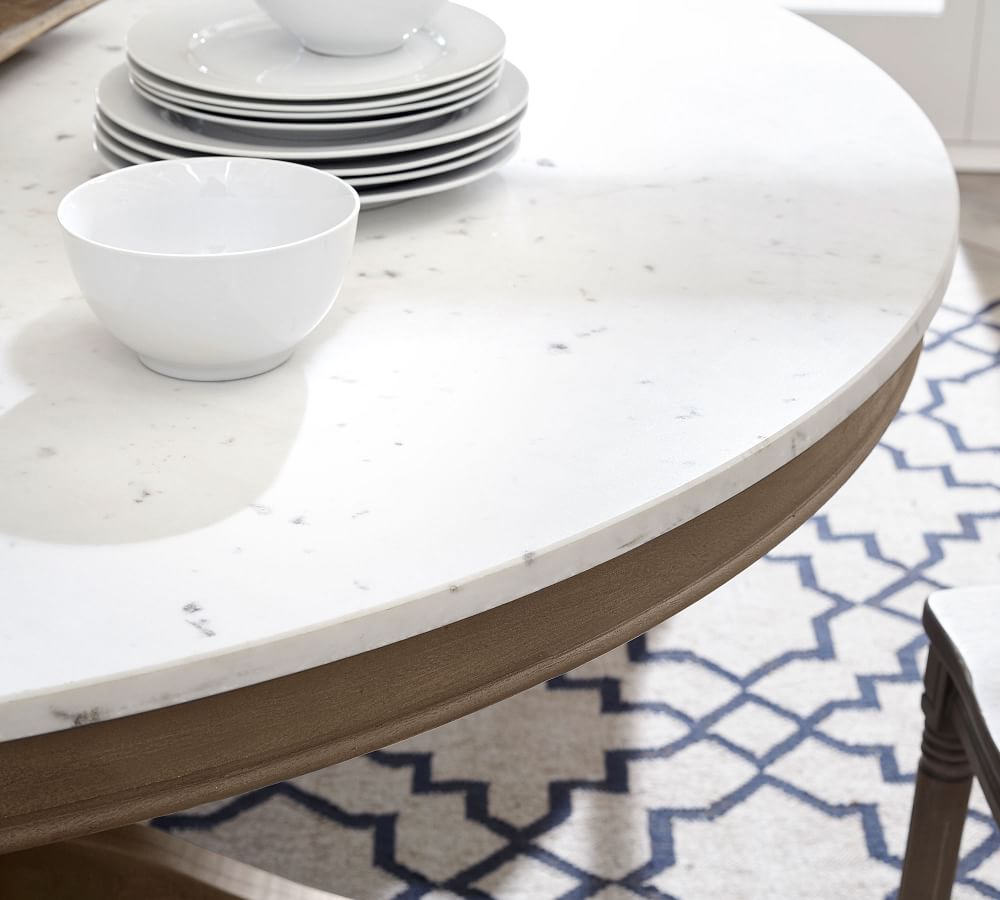 Alexandra Round Marble Table Pottery Barn Australia